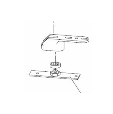 Brazo Inferior 8853 Para Bisagra Aerea rts88