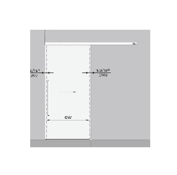 Kit Cancel Corredizo Dorma MUTO Premium XL 150kg, L 3mts, para instalacion a Muro