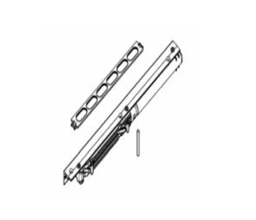 Set de amortiguacion SOFT-STOP (1 lado izquierdo) Geze Levolan 60 (min. hoja 570mm)