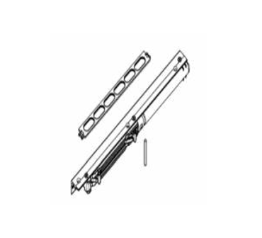 Set de amortiguacion SOFT-STOP (1 lado derecho) Geze Levolan 60 (min. hoja 570mm)