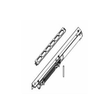 Set de amortiguacion SOFT-STOP (1 lado izquierdo) Geze Levolan 120 (min. hoja 900mm/2 lados 1325mm)