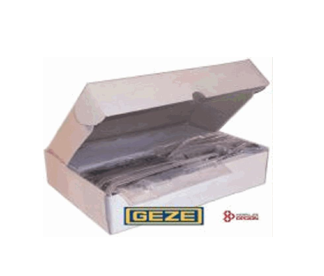 "Kit de Cierrapuertas de piso hidraulico GEZE TS 500 N EN3 con herrajes OPCION, ACERO INOX (100kg, 10"