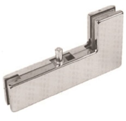 Soporte OPCION Antepecho Tipo L Ac. Inox. Negro Mate
