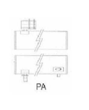 Panel abatible con chapa