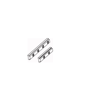 Placas de conexion para riel  2 pcs  SPZ-A