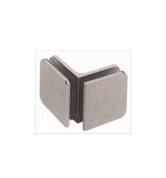 Clip OPCION a 90 grados Ac. Inox. 304 Satinado