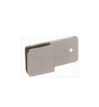 Clip OPCION a 180 grados Muro Cristal Cromo Brillante