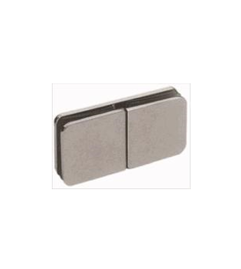 Clip OPCION a 180 grados Cristal Cristal Ac. Inox. 304 Satinado