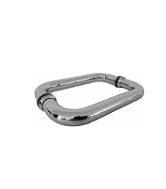 "Jaladera Tubular Doble Tipo  C  P6, Brillante"