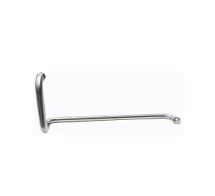 "Jaladera Toallero Tubular 6x18, Satinado"