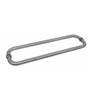 "Jaladera Tubular Doble 18 , Satinado"