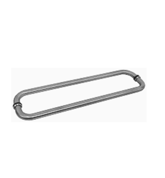 "Jaladera Tubular Doble 24 , Brillante"