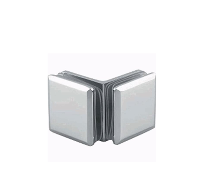 Clip ZAMAK Stilo a 90 grados Cromo Brillante