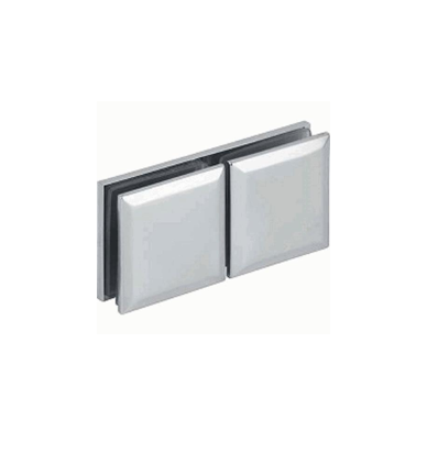 Clip ZAMAK Stilo a 180 grados Cristal Cristal Niquel Satinado