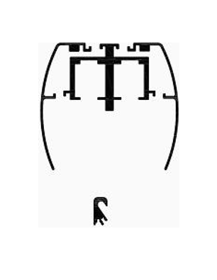Perfiles Horz Glass Def Negro Mts