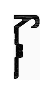 Perfiles Vert Glass Def. Inoxidable Mate Mts.