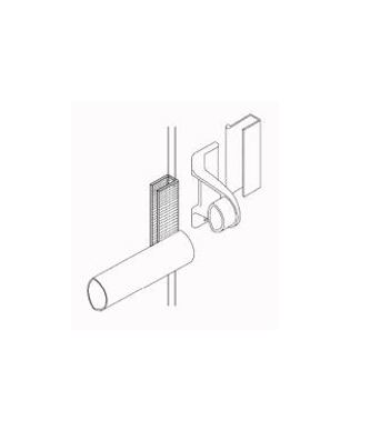 Toallero Glass Light 1 metro Natural Brillante