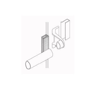Toallero Glass Light 1 metro Natural Mate