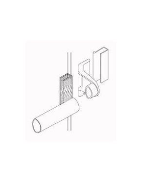 Toallero Glass Light 1 metro Inoxidable Mate