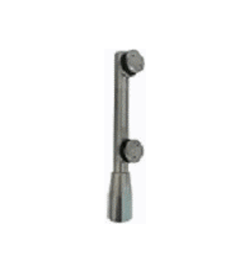 Herraje Inferior con tapas. Acero Inox. 304
