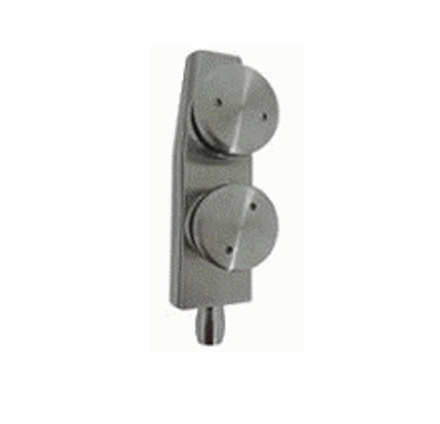 Herraje Superior Antepecho Ac. Inox. con tapa