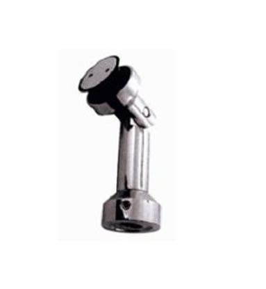 Conector Muro Cristal Articulado 75mm. Ac. Inox