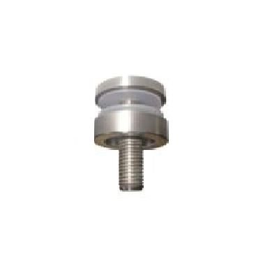 Separador de 12mm para cristal de 10-12mm Negro Mate