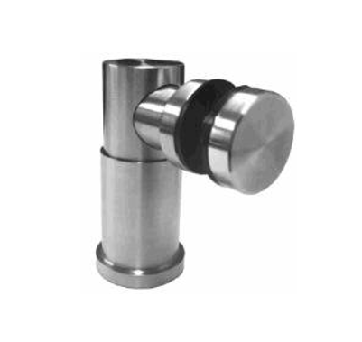 "Conector Tipo Pipa M-C ajustable de 61.5 a 76.5 mm, con tapa, Acero Inox"