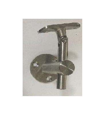 "Soporte Escuadra para muro, ajustable p-barandal tubo de 2  Ac Inox 304"