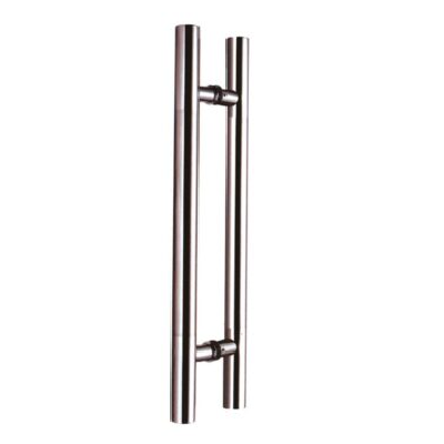 Jaladera Tipo  H  1250mm. Diam 25mm. Ac. Inox. Negro Mate