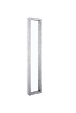 Jaladera Cuadrada 325mm. 25x25 mm. Ace. Inox