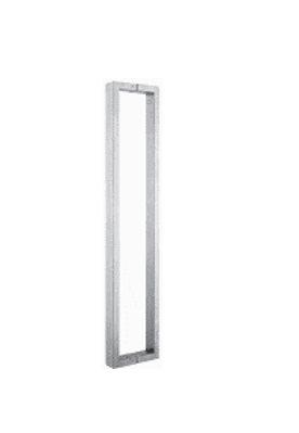 Jaladera Cuadrada 475mm. 50x25 mm. Ace. Inox.