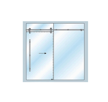 Kit Elite Sistema Corredizo Para Muro-Cristal 3mts
