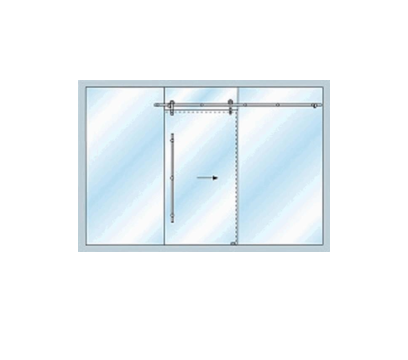 Kit Elite Sistema Corredizo Para Cristal-Cristal 3mts