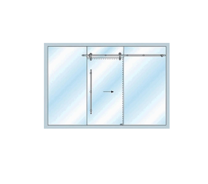Kit Elite Sistema Corredizo con tapas para Cristal-Cristal 3mts