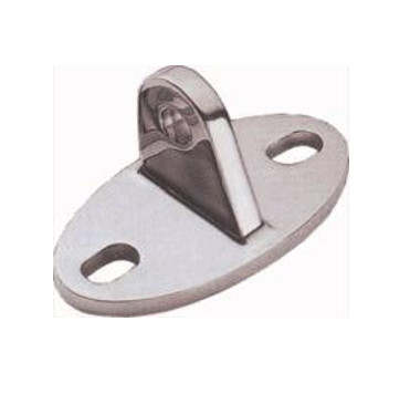 Ancla base para Marquesina acero inox 304