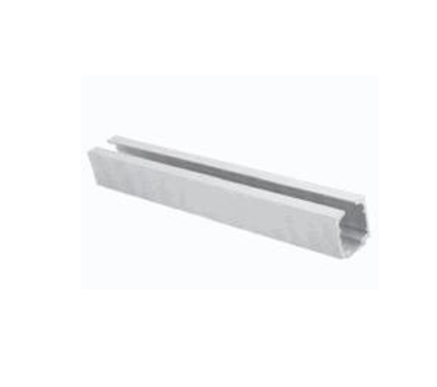 "Riel para cancel plegable VISTA, aluminio mate Tramo Corte x metro"