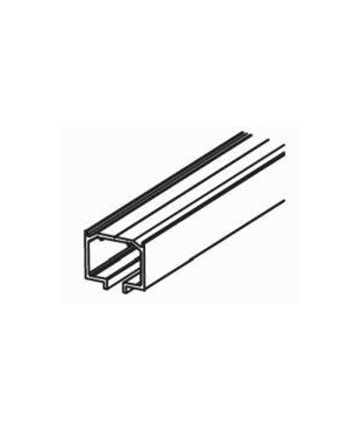 Riel Para Sistema Spazio Aluminio Tramo Corte x metro Natural Mate