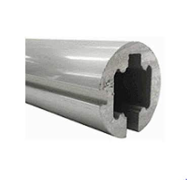 Riel Glass Infinitiv Tramo Corte Natural Mate x metro