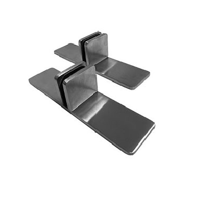 Soportes para Mampara de Mesa Ac. Inox. 304  Set de 2  Ajustable 6-2mm