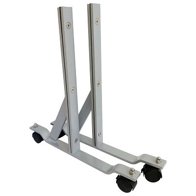 Soportes para Mampara de Piso Movil NEGRO  Set de 2 
