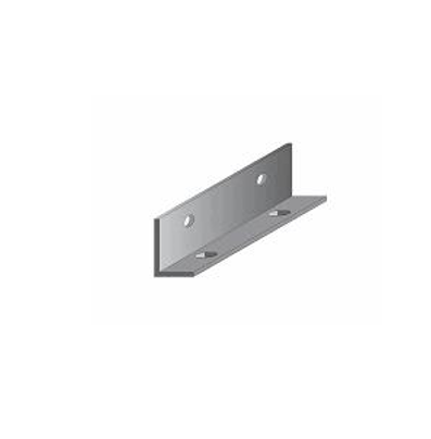 Angulo de aluminio 1-4  de 3 x2 x200mm con 2 barrenos anodizado natural mate