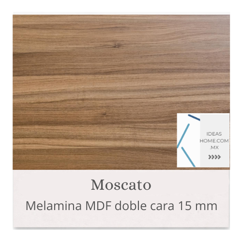 MELAMINA MDF 15 MM DOBLE CARA COLOR MOSCATO