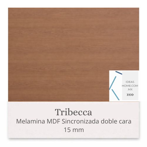 MELAMINAS SINCRONIZADAS MDF 15 MM DOBLE CARA COLOR TRIBECCA