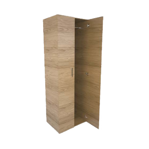 CLOSET PARA COLGAR VERTICAL 2 PUERTAS EN PANELART FRENTE 100 CMS FONDO 58 CMS ALTURA 215 CMS EN COLOR