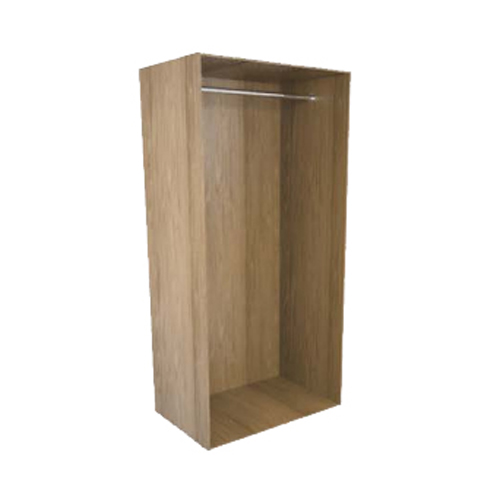 CLOSET PARA COLGAR CON CAJON OCULTO EN PANELART FRENTE 110 CMS FONDO 58 CMS ALTURA 215 CMS EN COLOR