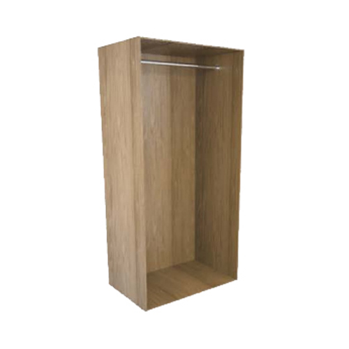 CLOSET PARA COLGAR CON CAJON OCULTO EN PANELART FRENTE 120 CMS FONDO 58 CMS ALTURA 215 CMS EN COLOR