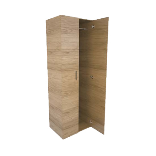 CLOSET PARA COLGAR VERTICAL 1 PUERTA EN PANELART FRENTE 45 CMS FONDO 58 CMS ALTURA 215 CMS EN COLOR