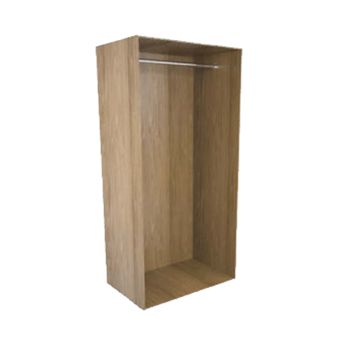 CLOSET PARA COLGAR CON CAJON OCULTO EN PANELART FRENTE 75 CMS FONDO 58 CMS ALTURA 215 CMS EN COLOR