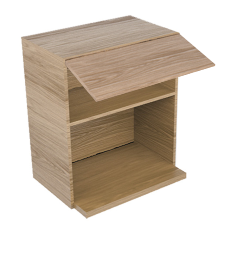 "MODULO PARA COCINA ALTA ALACENA UNA PUERTA CON SISTEMA PUSH, UNA REPISA, Y ESPACIO PARA MICROONDAS, 63 X 70 X 30,LINEA PLUS"